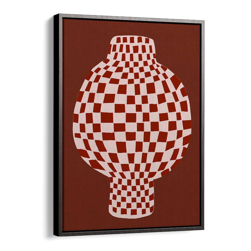 EARTHY CHECKERED VASE