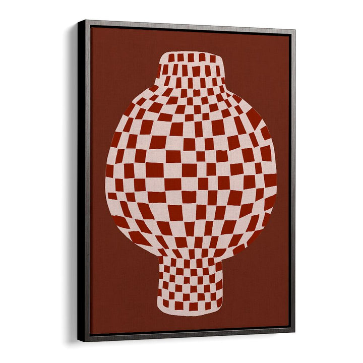 EARTHY CHECKERED VASE