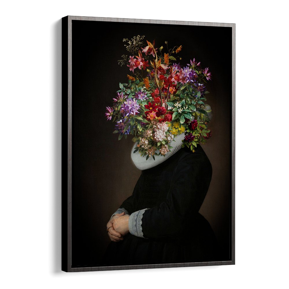 ELEGANT BAROQUE FLORAL HEAD