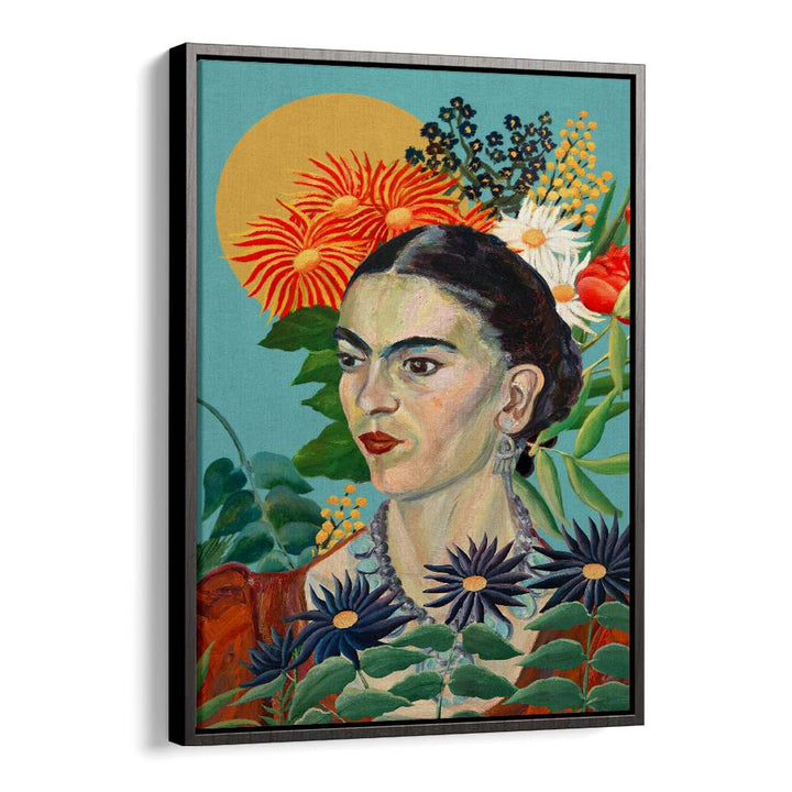 EXOTIC FLORAL PORTRAIT