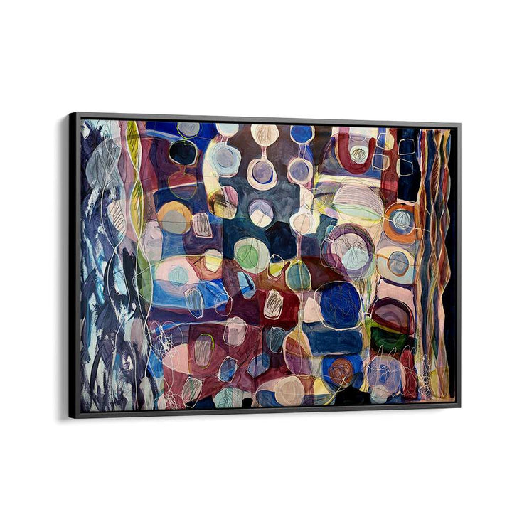 Vibrant ELEMENTS ORGANISEES I, ABSTRACT PAINTINGS, showcasing dynamic brush strokes for artistic sophistication.
