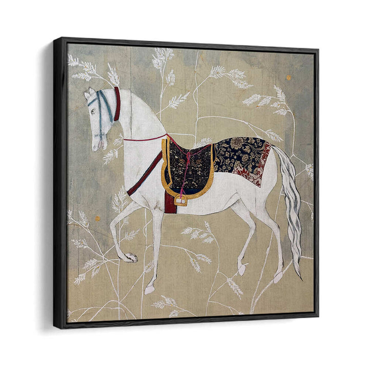 Elegant horse tapestry showcasing EQUESTRIAN ELEGANCE TAPESTRIES, ANIMAL PAINTINGS, perfect for wildlife art lovers.