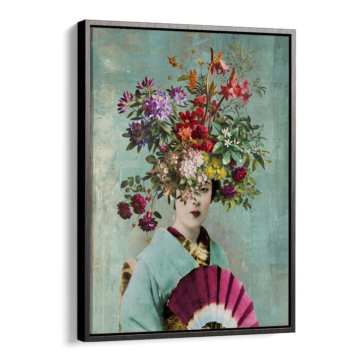 FLORAL GEISHA PORTRAIT