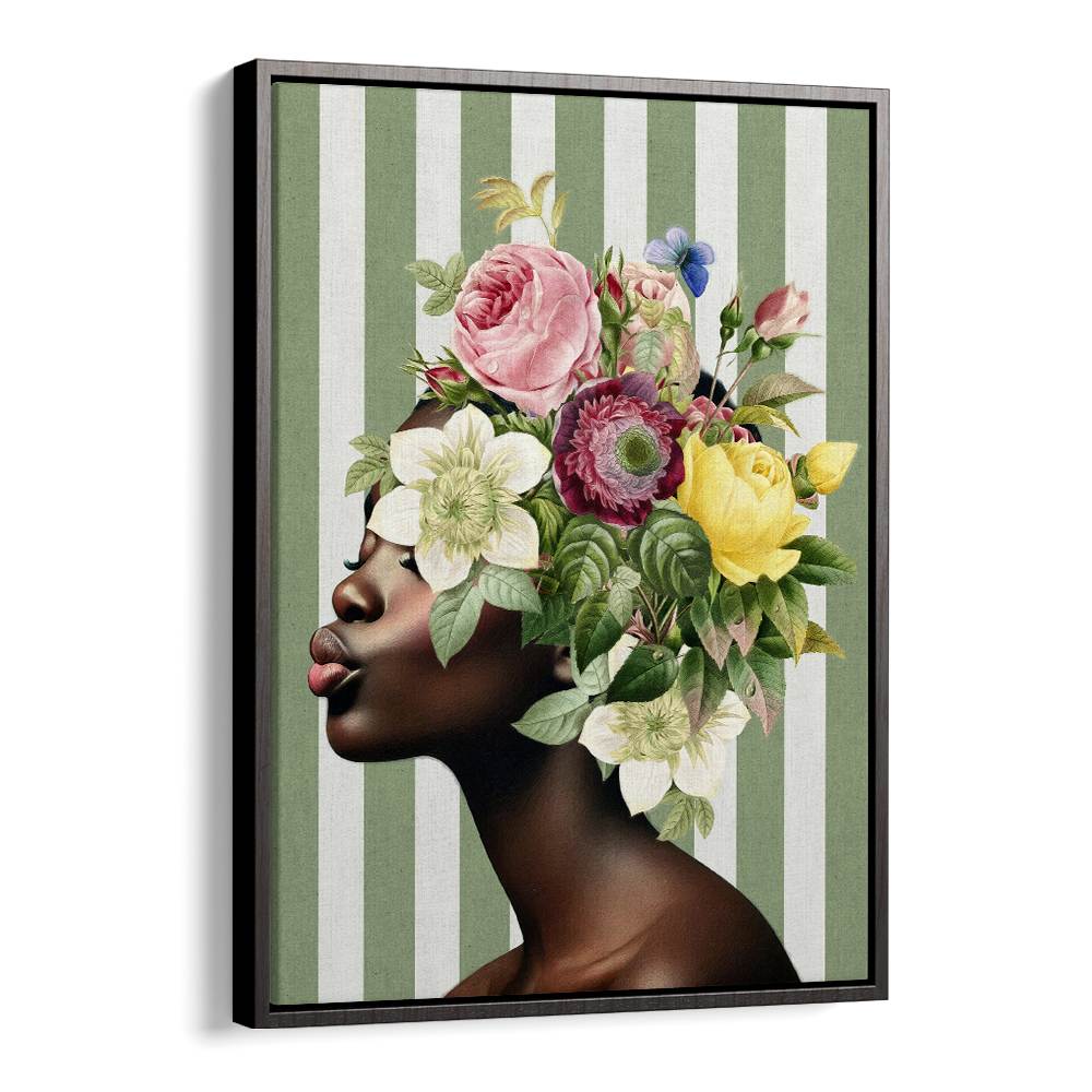 FLORAL WOMAN KISS