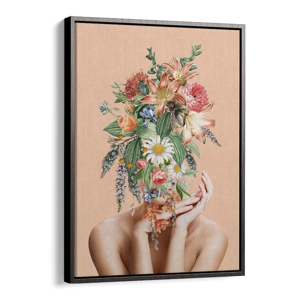 FLORAL WOMAN PORTRAIT