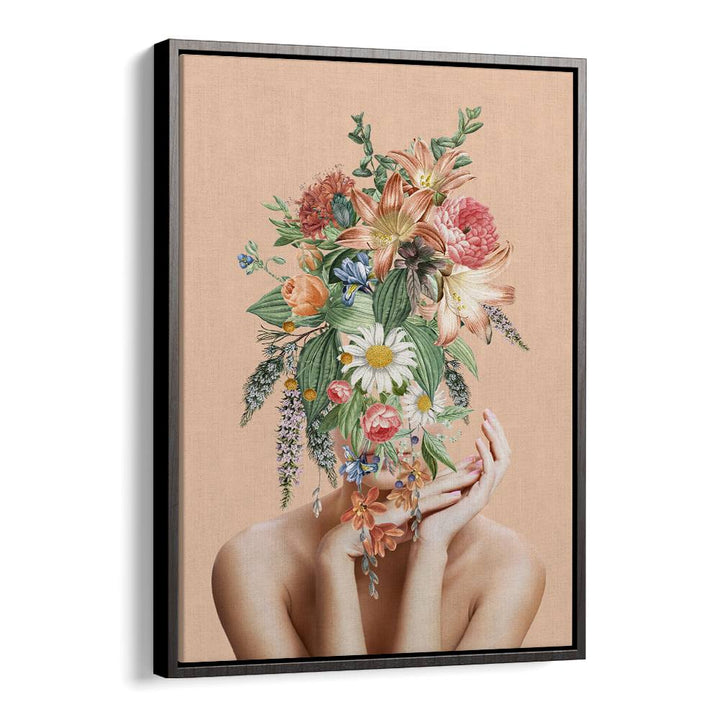 FLORAL WOMAN PORTRAIT
