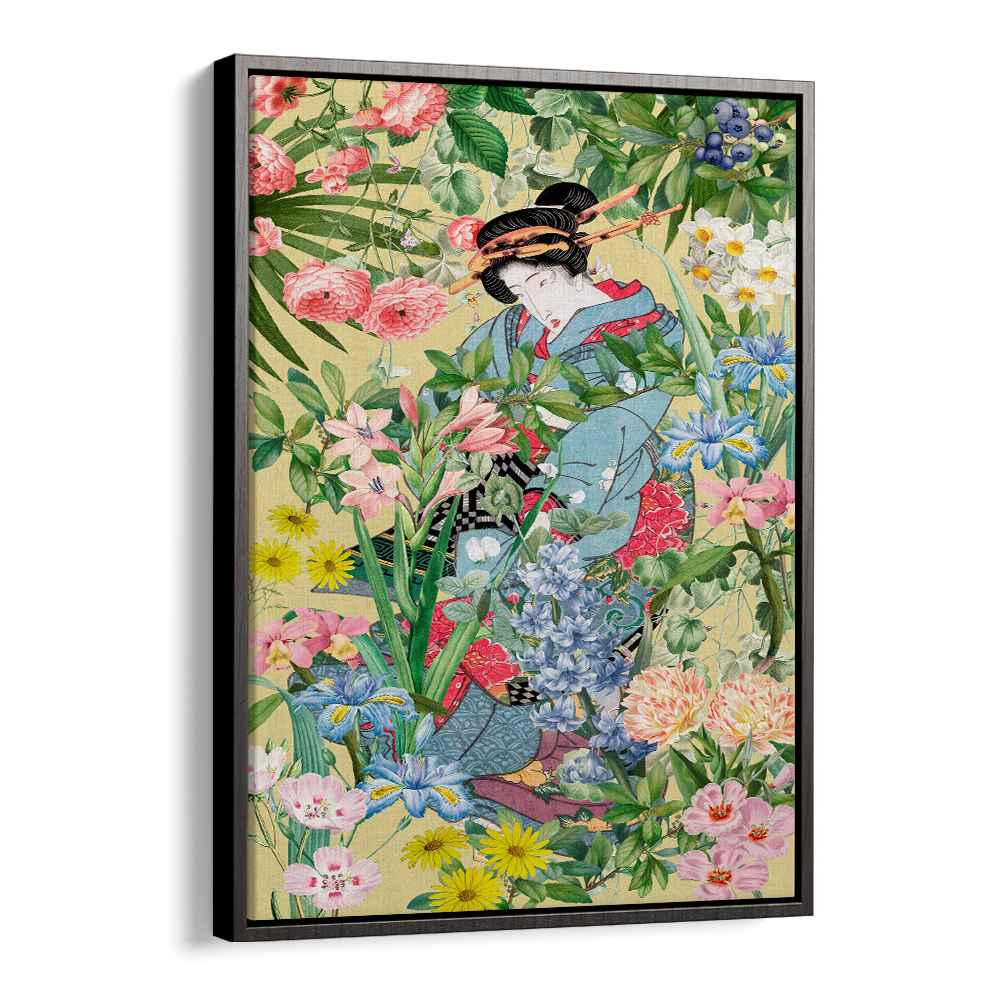 GEISHA AMONG FLOWERS