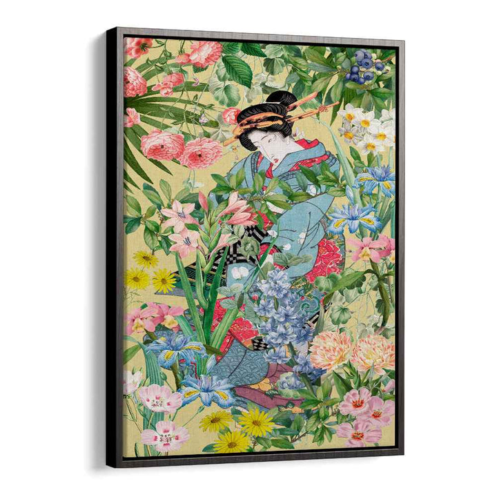 GEISHA AMONG FLOWERS