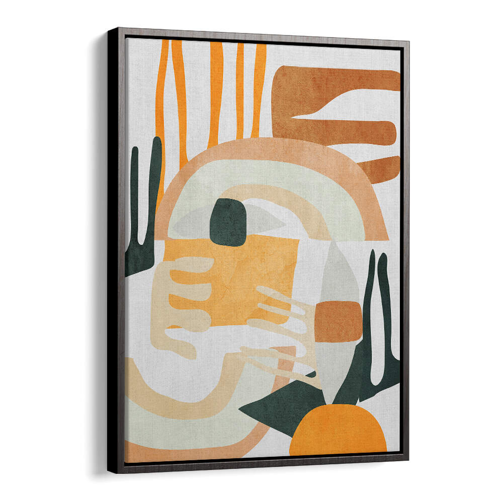 GEOMETRIC SHAPES ABSTRACT HARMONY , BOHO ART PAINTINGS