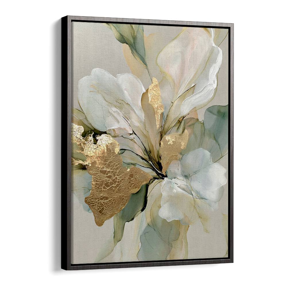 GOLDEN FLORAL ABSTRACT