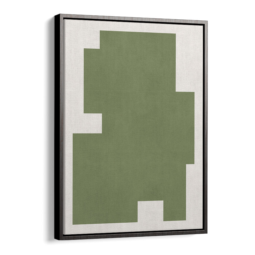 GREEN GEOMETRIC FORM , GEOMETRIC ART PRINTS