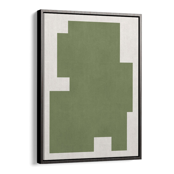 GREEN GEOMETRIC FORM , GEOMETRIC ART PRINTS