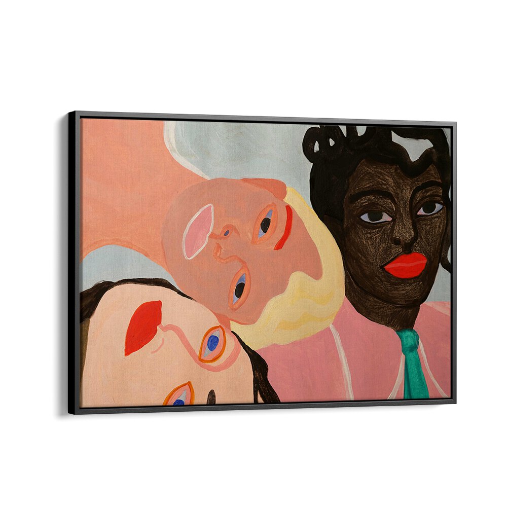 HERS, FASHION POSTERS featuring vibrant artwork of diverse figures, perfect for modern home decor.