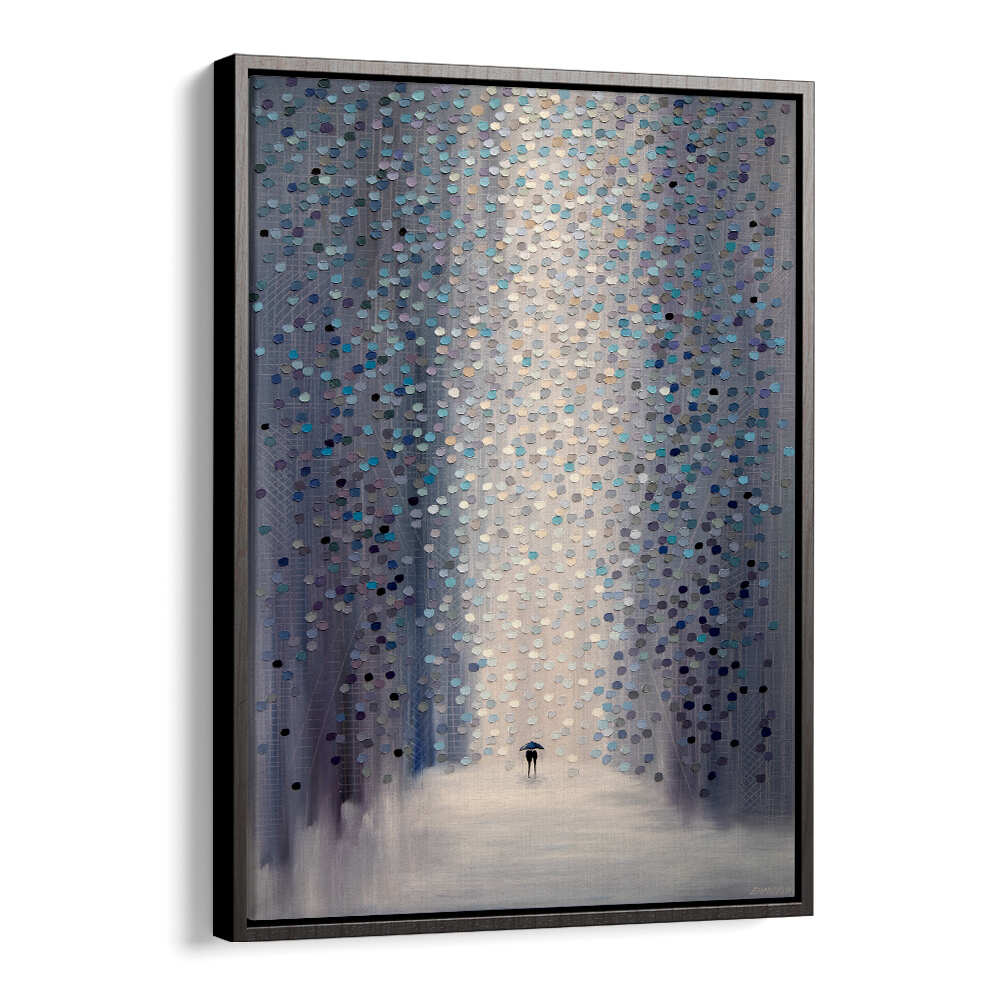 HAZY RAIN , MODERN IMPRESSIONISM PAINTINGS