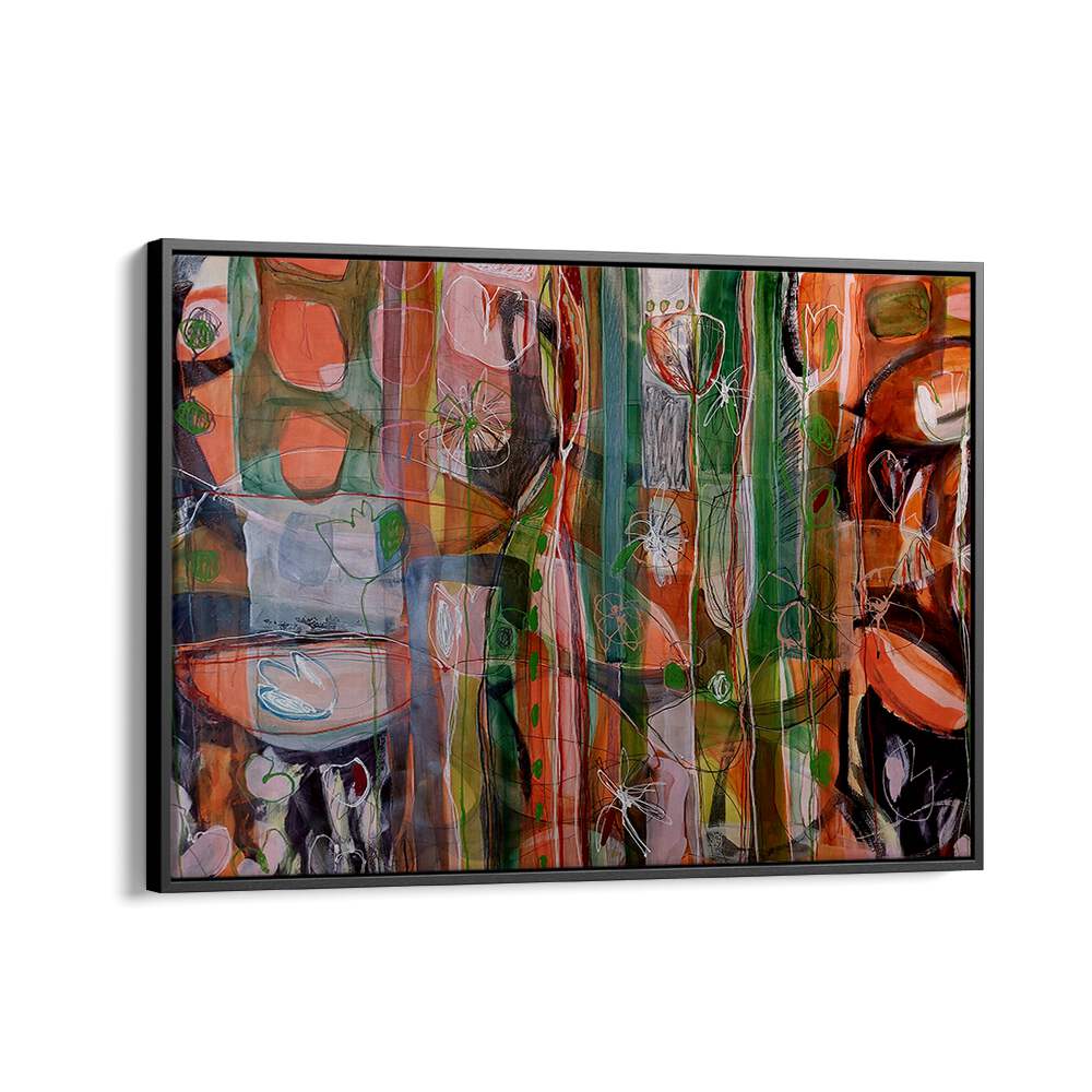 Bold and vibrant JARDIN TROPICAL I, ABSTRACT PAINTINGS, perfect for adding character to any space.