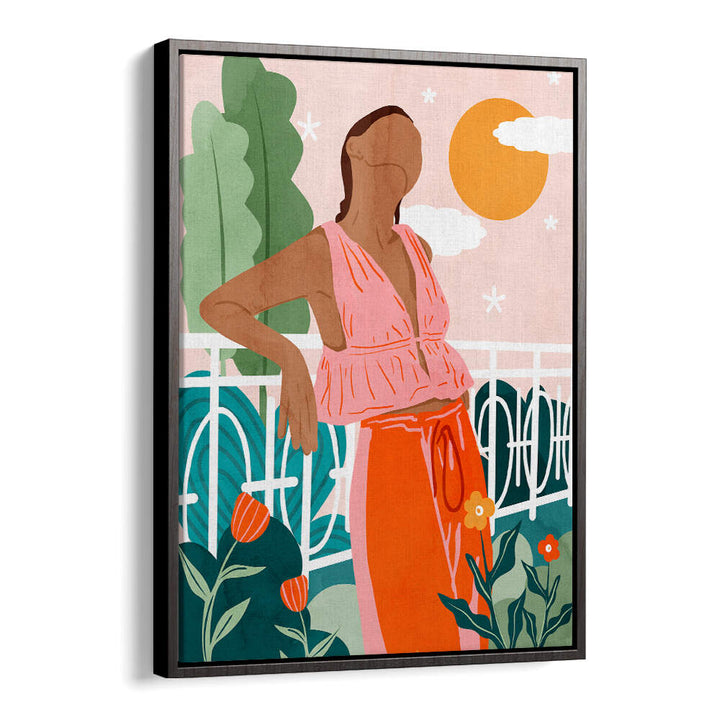 JUST ANOTHER WARM DAY , PORTRAITS & FIGURATIVE ILLUSTRATIONS