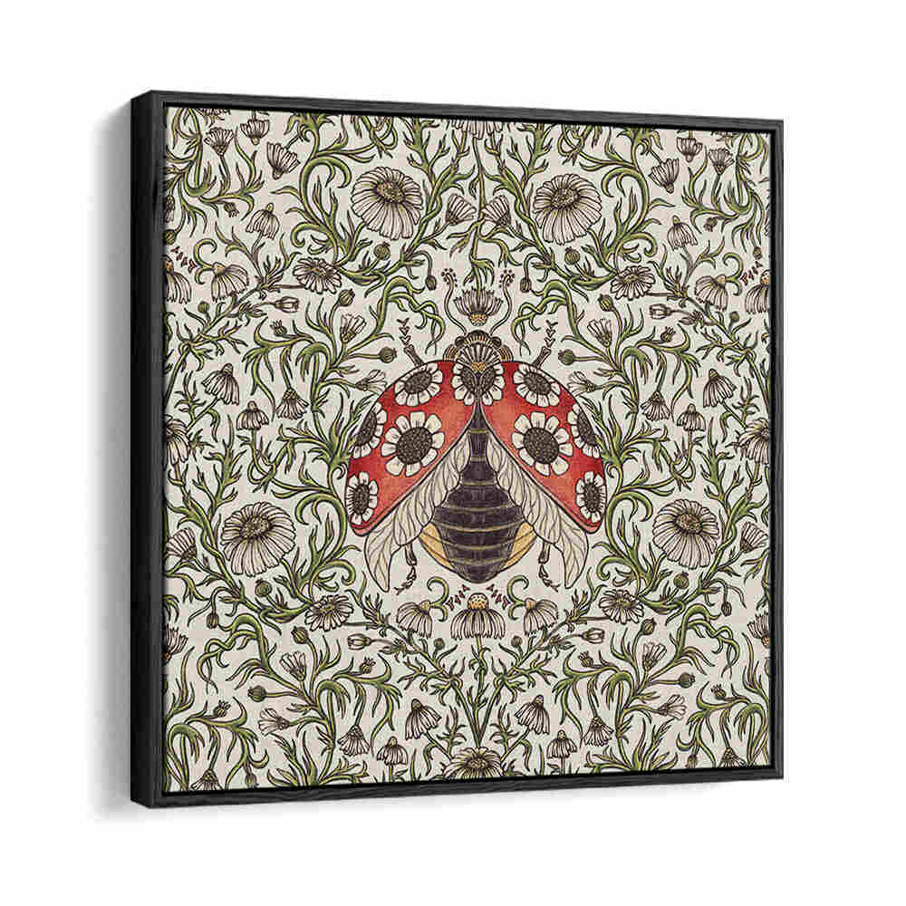 LADYBUG AND DAISY , PATTERN ART PRINTS