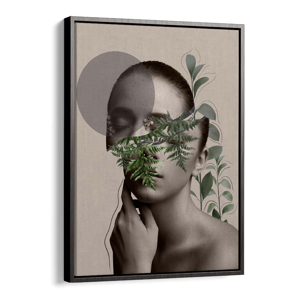 LILI I, PORTRAITS showcases a stunning abstract figure art piece blending emotion and nature seamlessly.