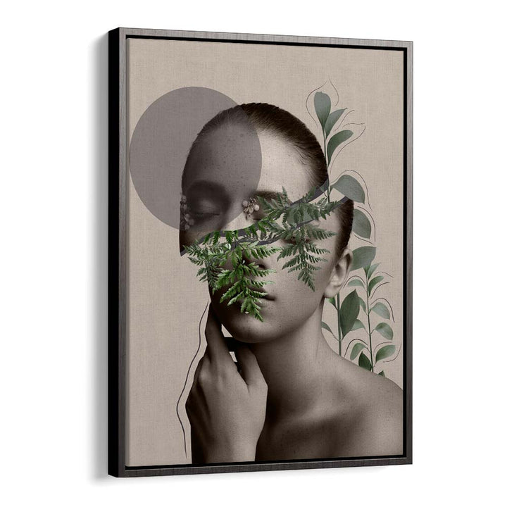 LILI I, PORTRAITS showcases a stunning abstract figure art piece blending emotion and nature seamlessly.