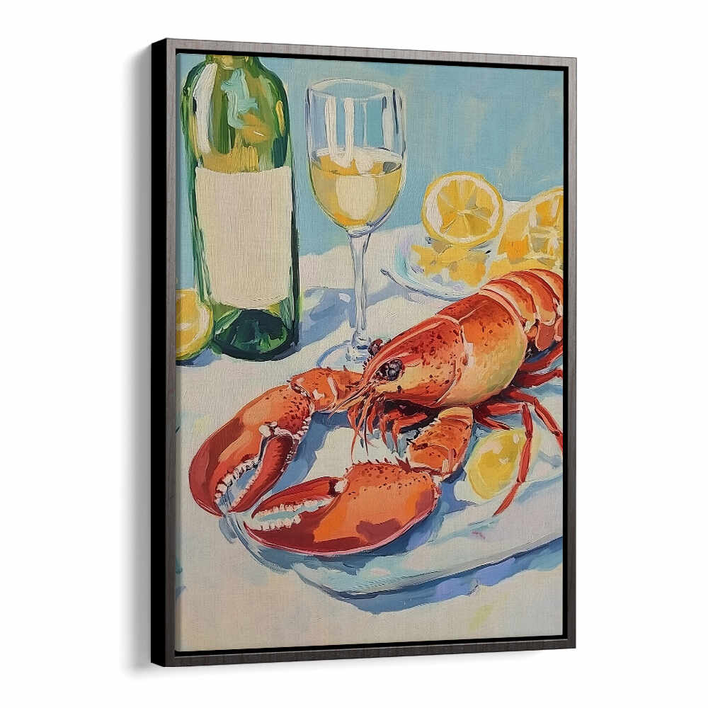 LOBSTER AND WINE , KITCHEN POSTERS
