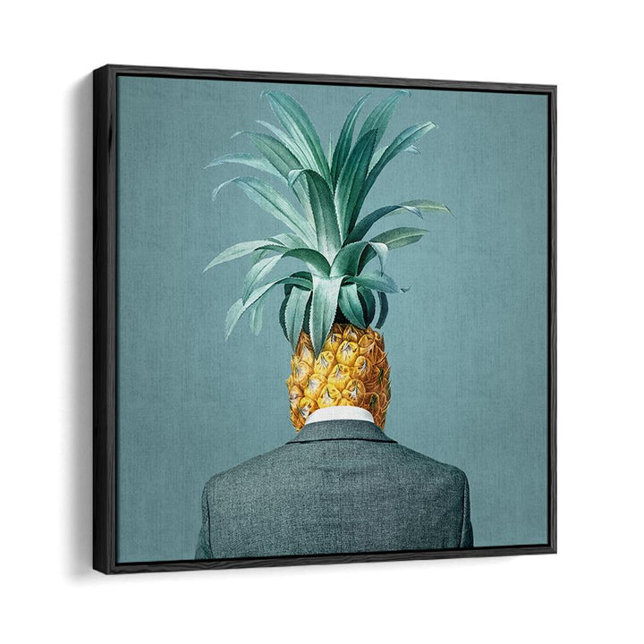 MAN WITH PINEAPPLE HEAD