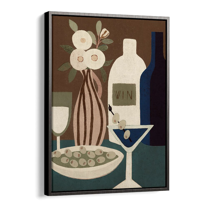 MARTINI WINE AND OLIVES
