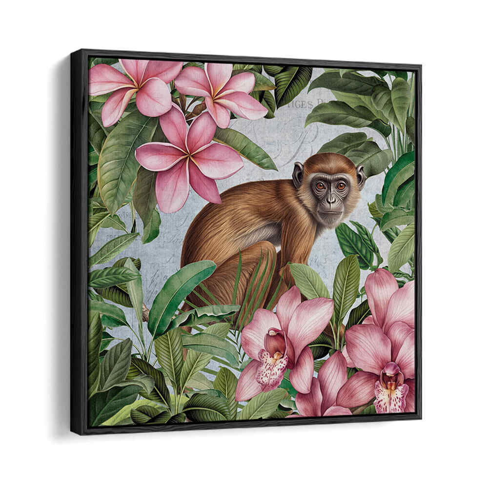 MONKEY GARDEN , ANIMAL PAINTINGS
