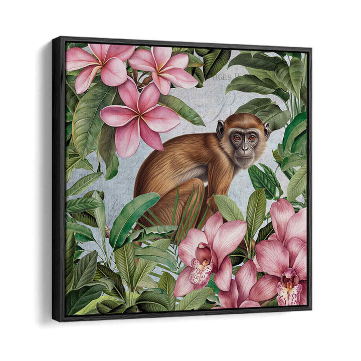 MONKEY GARDEN , ANIMAL PAINTINGS
