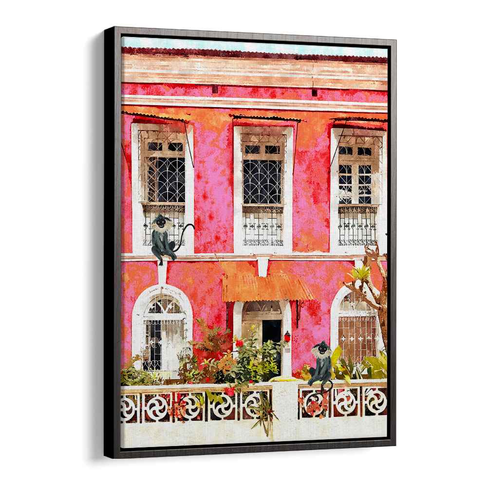 MONKEYS ON PINK HOUSE