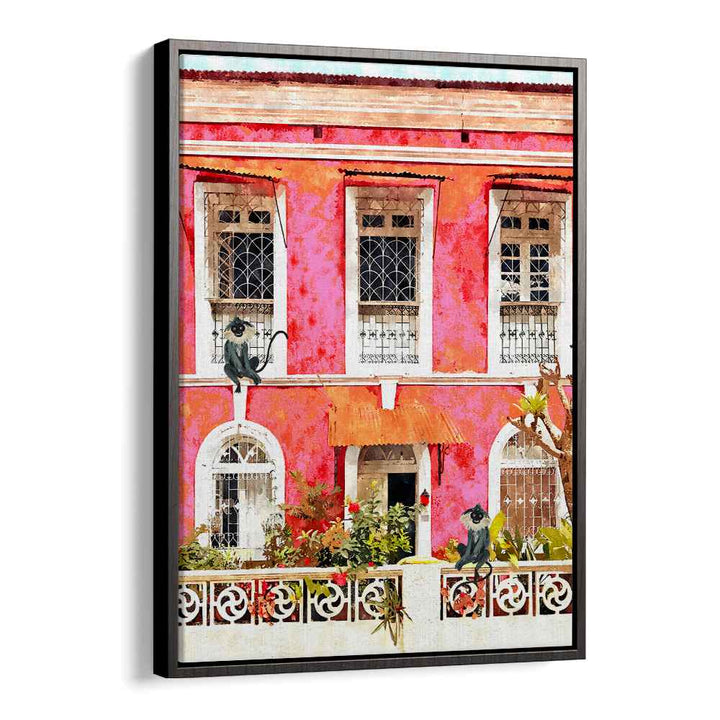 MONKEYS ON PINK HOUSE