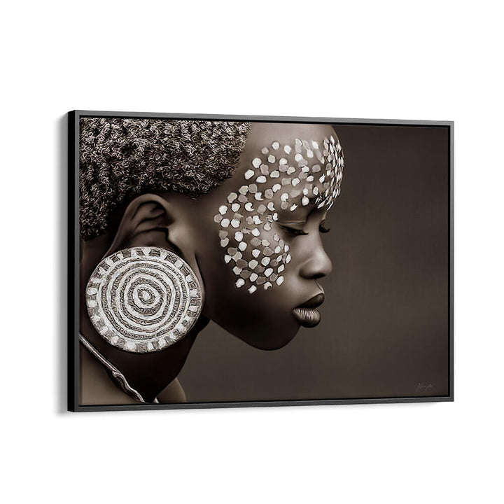 MURSI GIRL, PORTRAITS showcases a stunning profile with intricate jewelry, embodying rich cultural heritage.