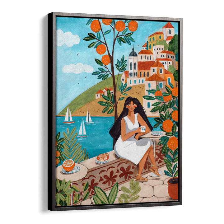 MEDITERRANEAN BLISS , PORTRAITS & FIGURATIVE ILLUSTRATIONS