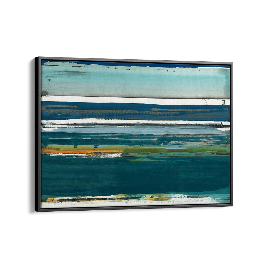 Vibrant hues in the MEDITERRANEAN SEA II, LANDSCAPE PAINTINGS bring coastal charm to your living space.