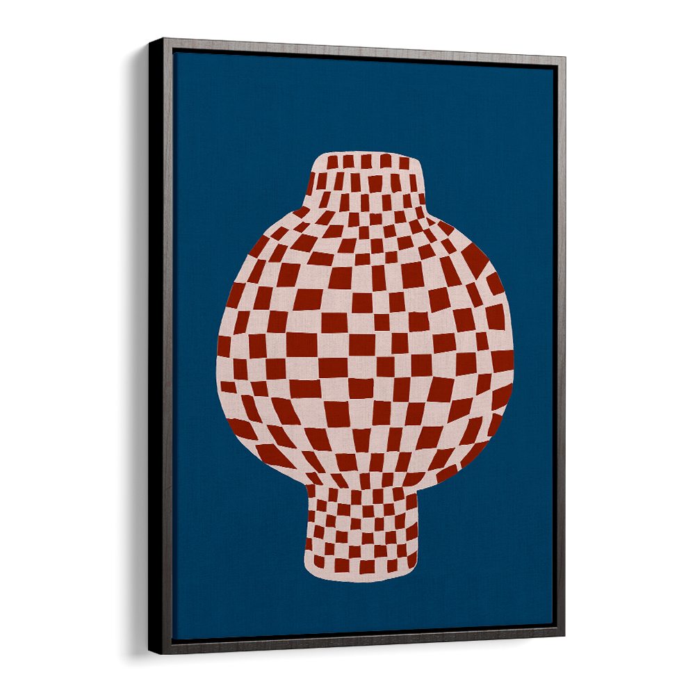 OPTICAL CHECKERED VASE