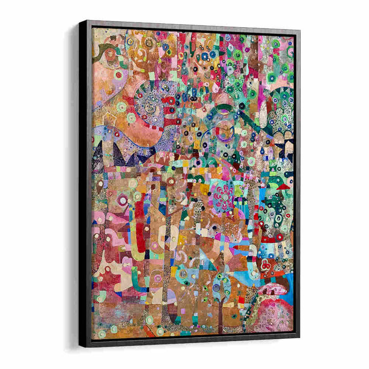 ORANGE SWIRL , ABSTRACT PAINTINGS by BlackFloater — vibrant orange swirls, layered texture and fluid motion, framed art