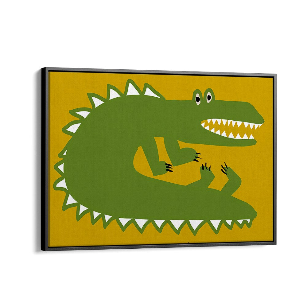 PLAYFUL GREEN ALLIGATOR