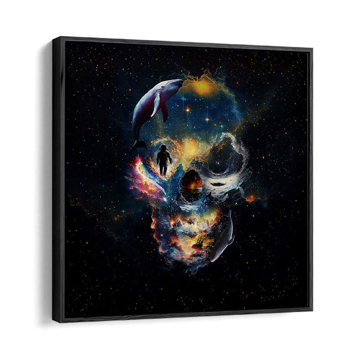 PORTAL SKULL , SURREAL ART PRINTS