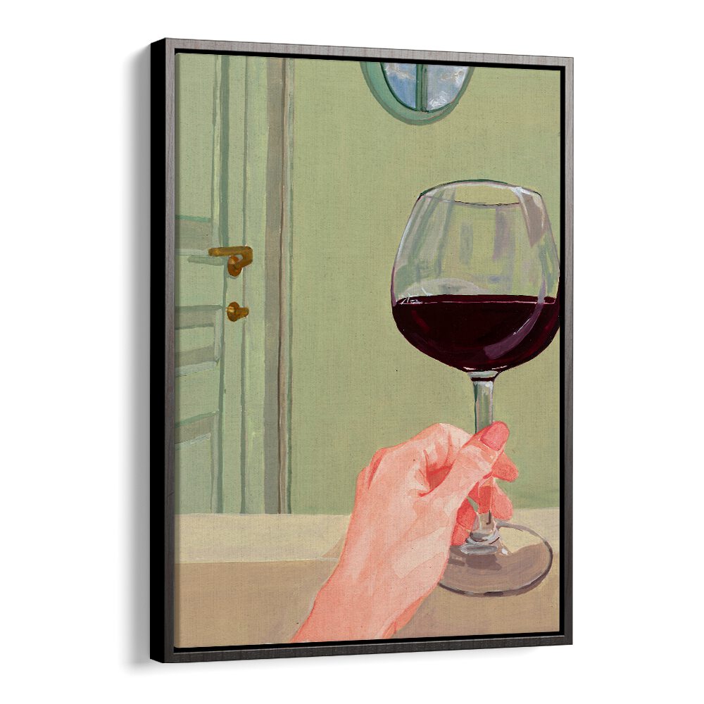 Elegant hand holding a glass of wine, celebrating moments at QUALITY TIME, BAR & CAFE ART. Perfect for your space.