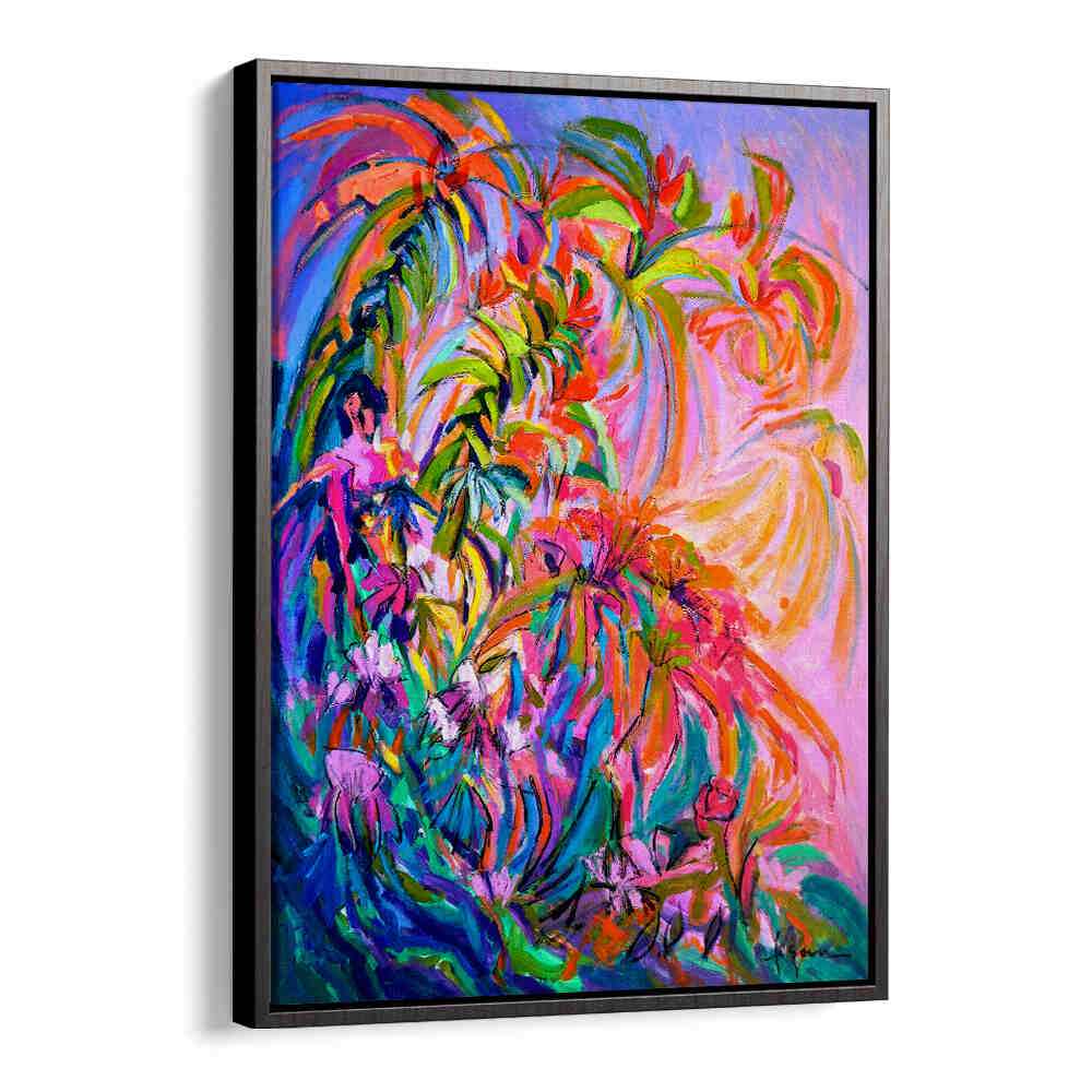 RADIANT FLORAL BALLET , ABSTRACT PAINTINGS