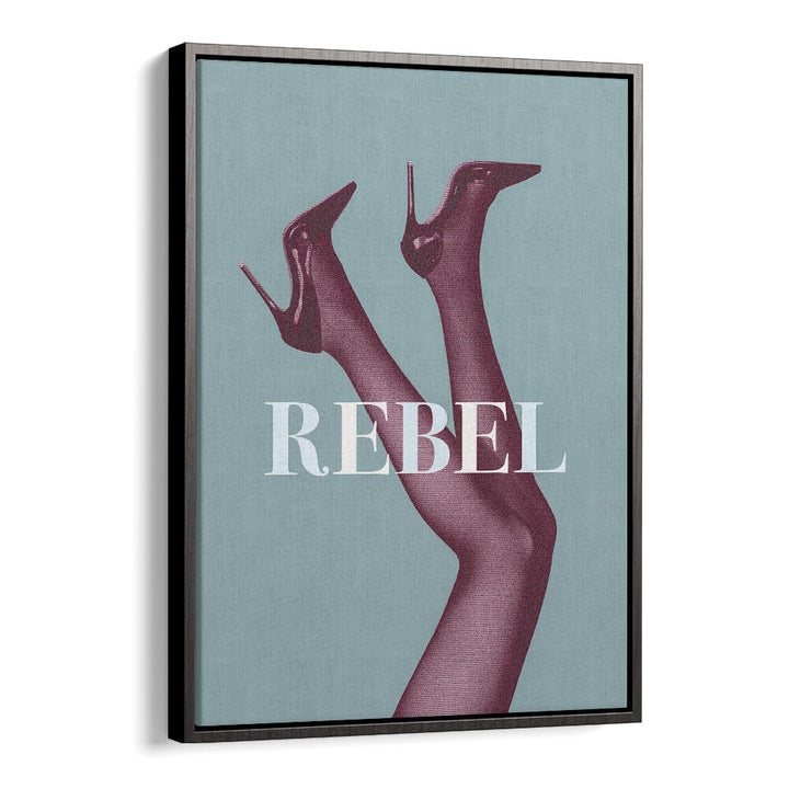 Elevate your decor with the chic REBEL IV, FASHION POSTERS showcasing stylish legs in high heels for modern flair.