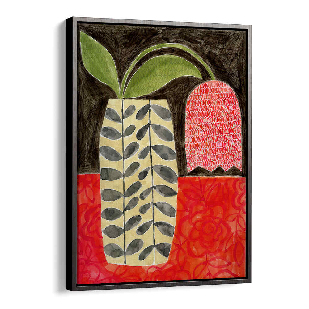 RED TULIP IN A MODERN VASE