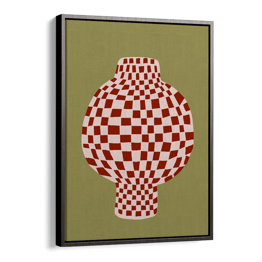 RETRO CHECKERED VASE