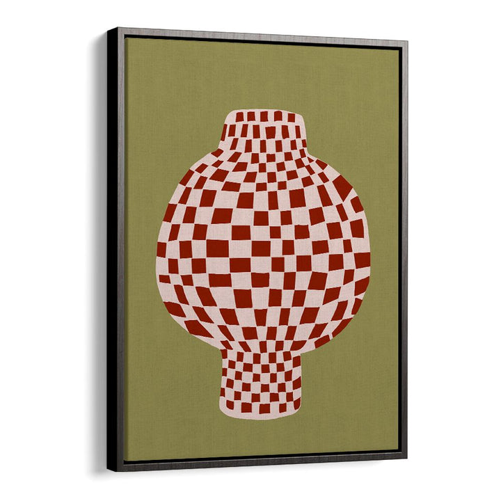 RETRO CHECKERED VASE