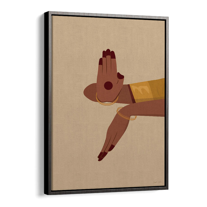 SACRED GESTURE , INDIAN ART PAINTINGS