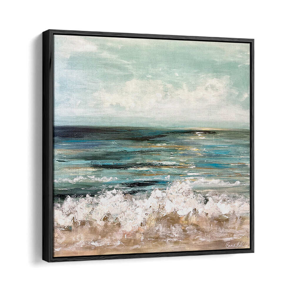 Tranquil SERENE SEASCAPE, LANDSCAPE PAINTINGS showcasing soothing ocean waves, perfect for enhancing any space.