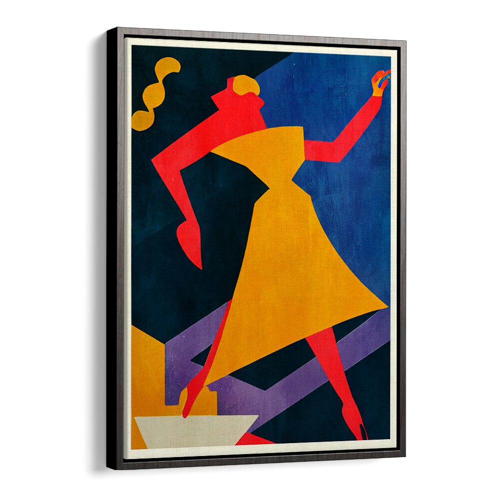 Vibrant artwork from METROPOLIS, PORTRAITS collection, showcasing bold colors and dynamic human expression.