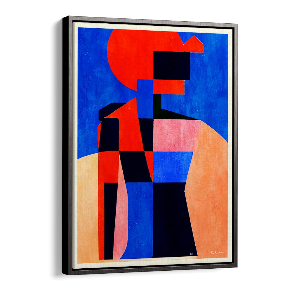 Colorful abstract art piece from FIGURE XI, PORTRAITS collection, showcasing unique human expression and artistry.