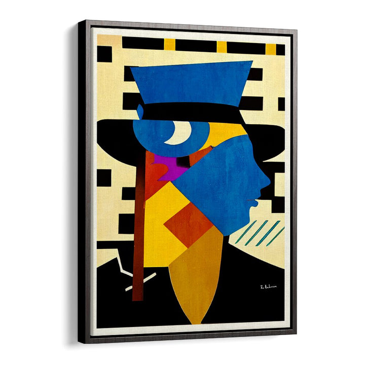 Vibrant artwork of a young girl in a hat, showcasing charm and elegance, from the YOUNG GIRL WITH HAT, PORTRAITS collection.