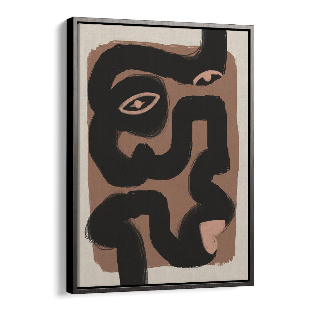 ABSTRACT BLACK PORTRAIT , ABSTRACT PAINTINGS