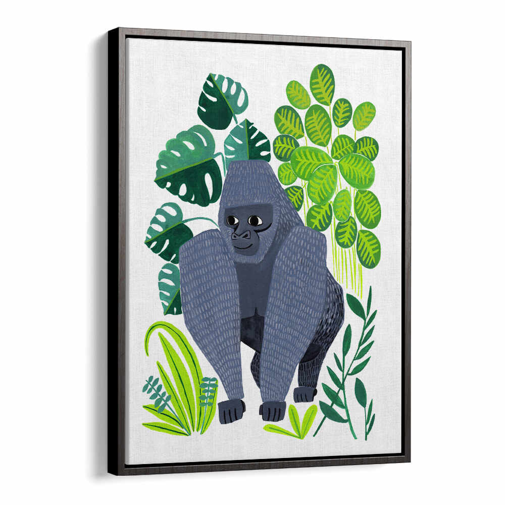 Vibrant SILVERBACK GORILLA KIDS ROOM PAINTINGS add a whimsical touch to your child's space, sparking imagination.